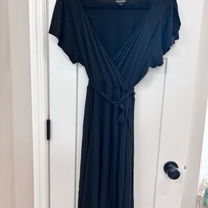 George Black Maxi Wrap Dress